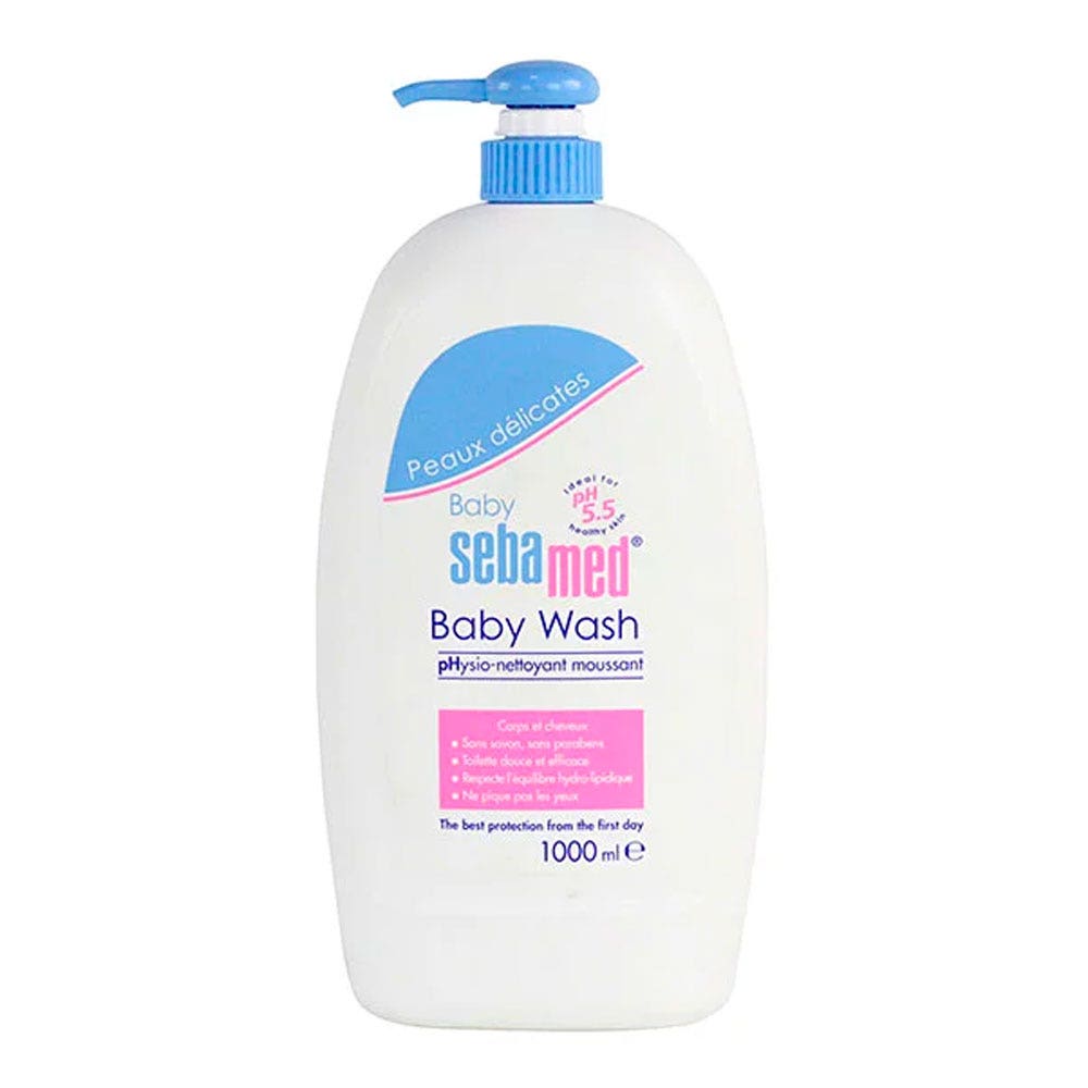 Sebamed Baby Wash pHysio-nettoyant moussant 1L