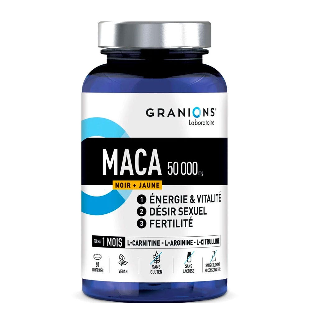 Granions Maca 50 000 Mg 60 comprimés