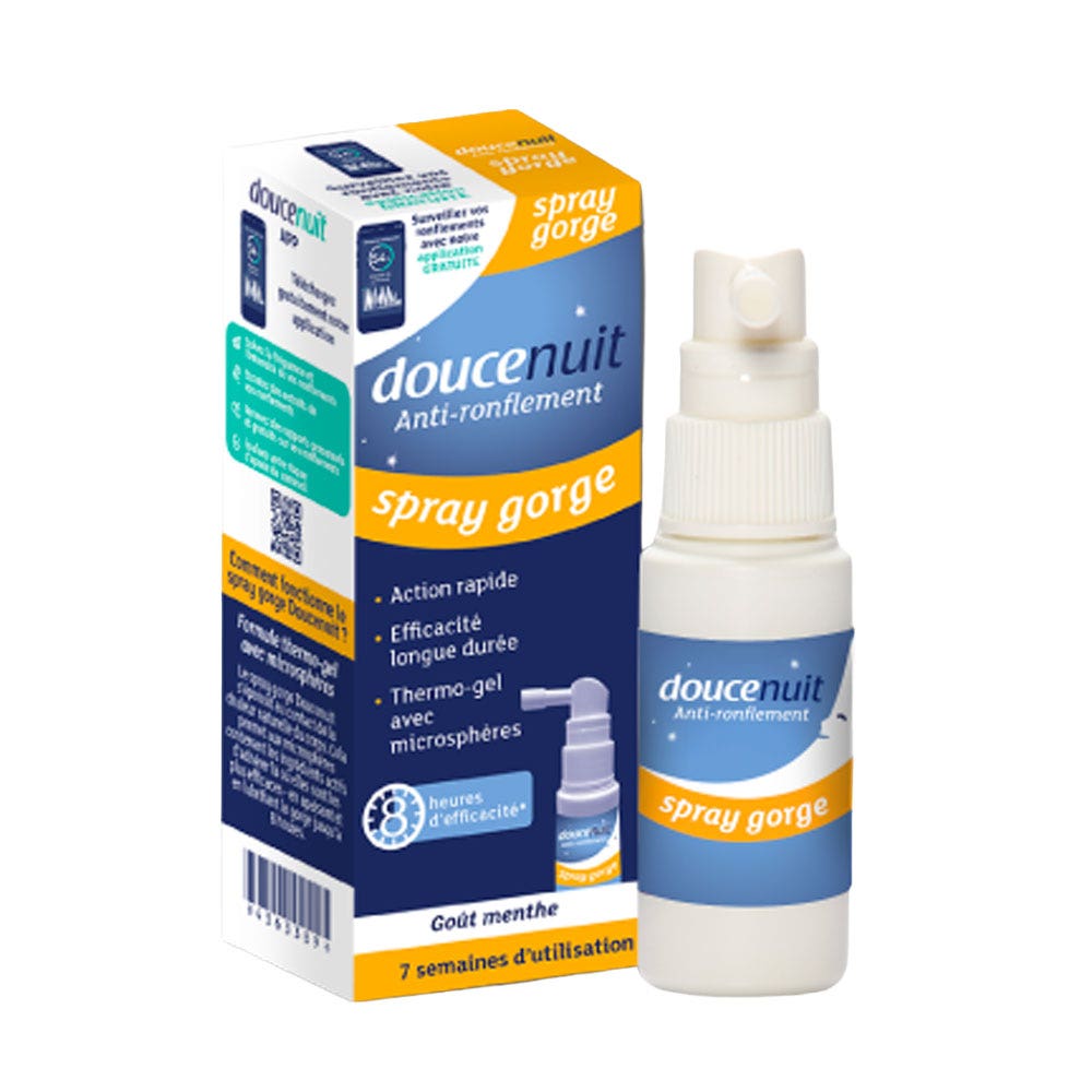 Doucenuit Anti-ronflement Spray gorge 23.5 ml