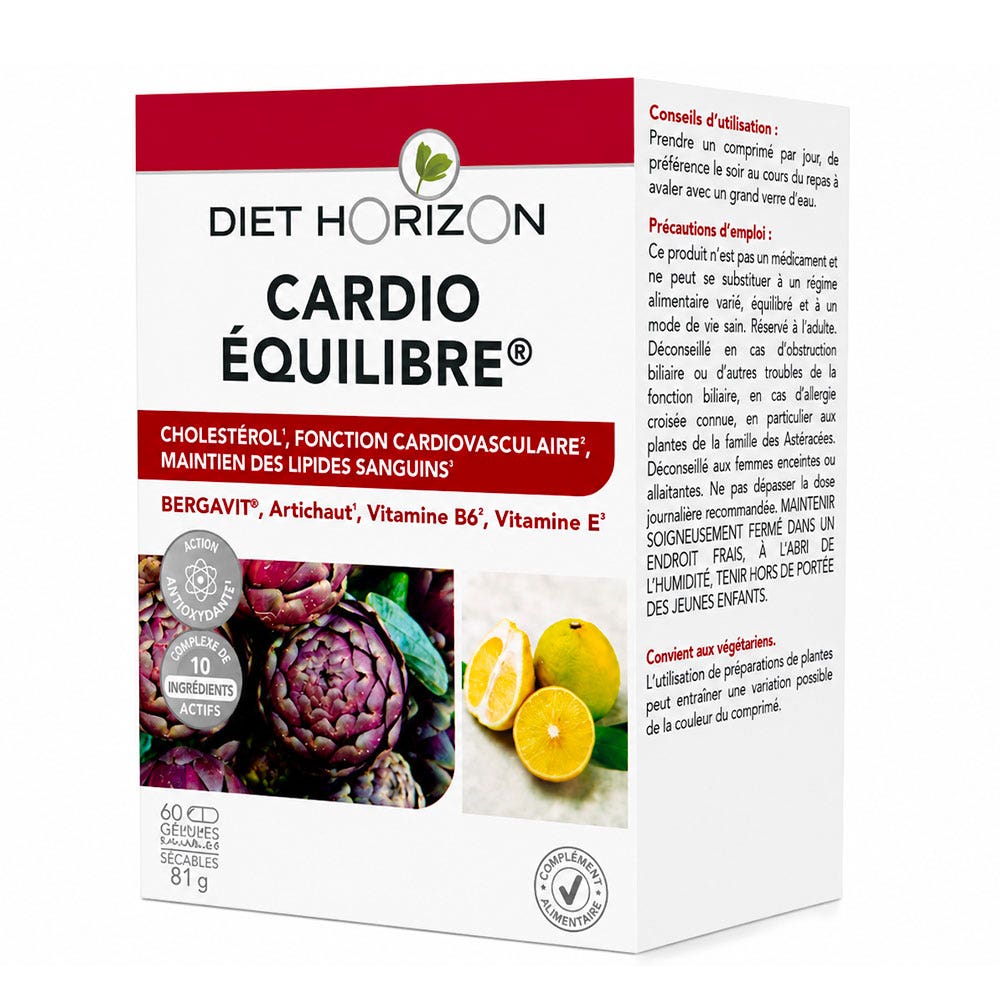 Diet Horizon Cardio Equilibre 60 gélules
