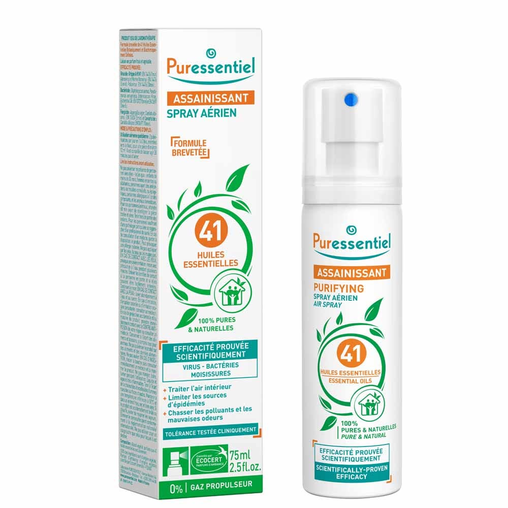 Puressentiel Assainissant Spray Aerien Aux 41 huiles essentielles 75ml