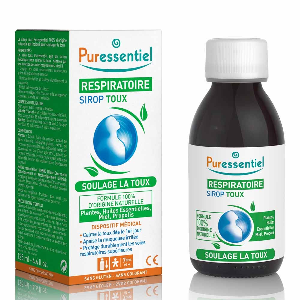Puressentiel Respiratoire Sirop Toux Respiratoire 125ml