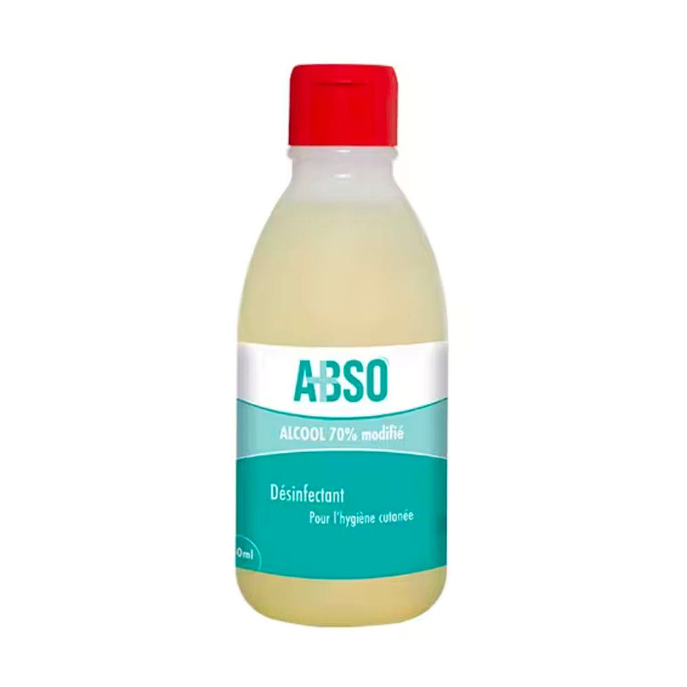 Marque Verte Abso Alcool 70% modifié Pour l'hygiène cutanée 250ml