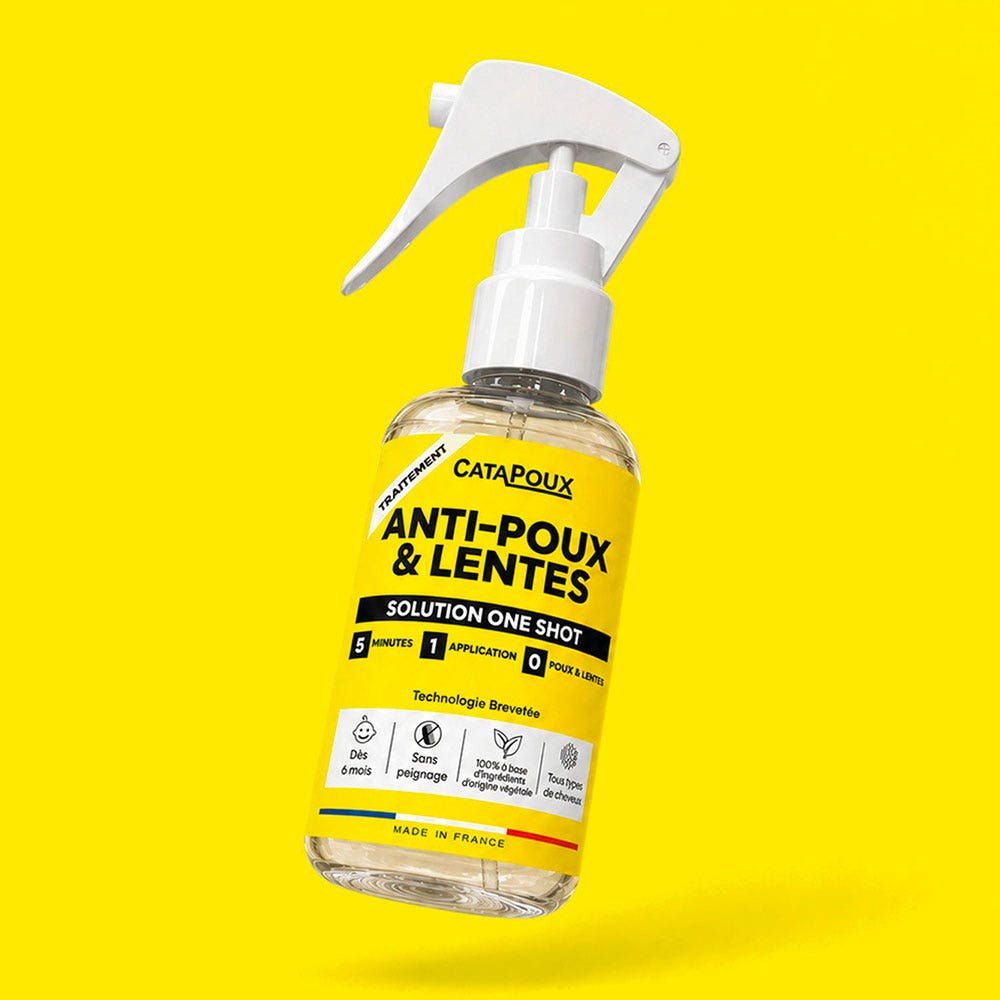 Catapoux Solution One Shot anti-poux et lentes 140ml