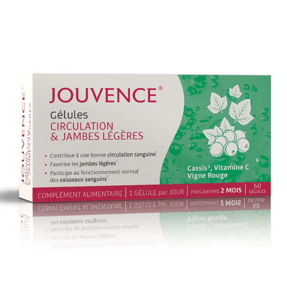 Jouvence Circulation et Jambes Légères 60 gélules