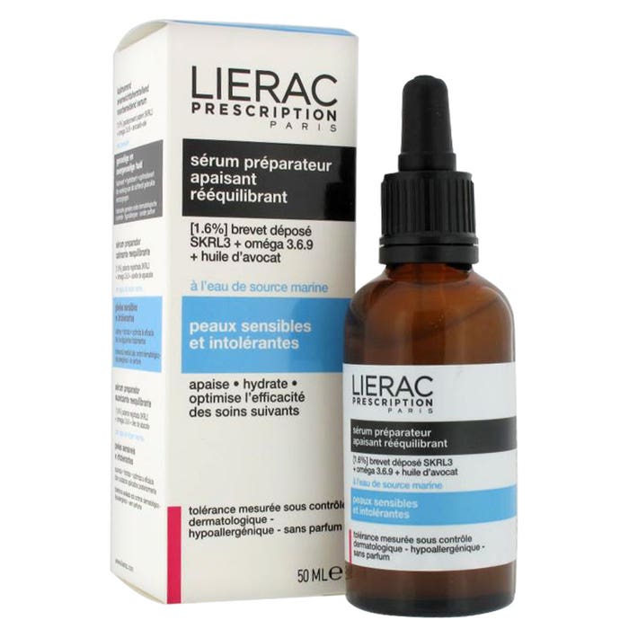 Lierac Prescription Serum Preparateur Apaisant Reequilibrant 50ml
