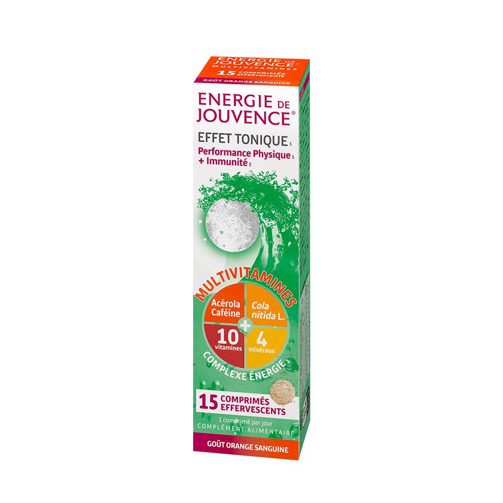 Jouvence Energie Effet Toniques x15 comprimés effervescents