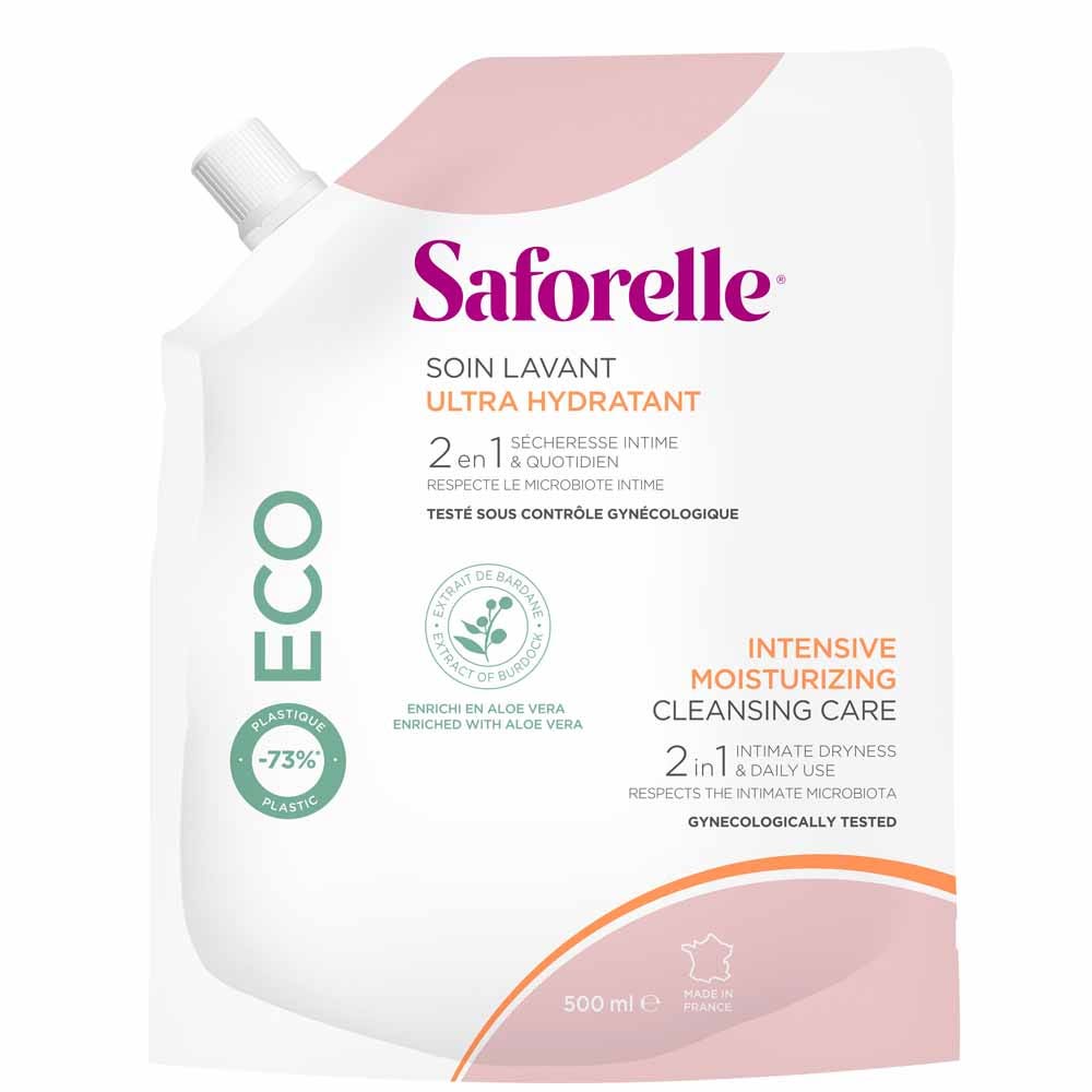 Saforelle Soin Lavant Ultra Hydratant Eco-recharge Special Secheresse 400ml
