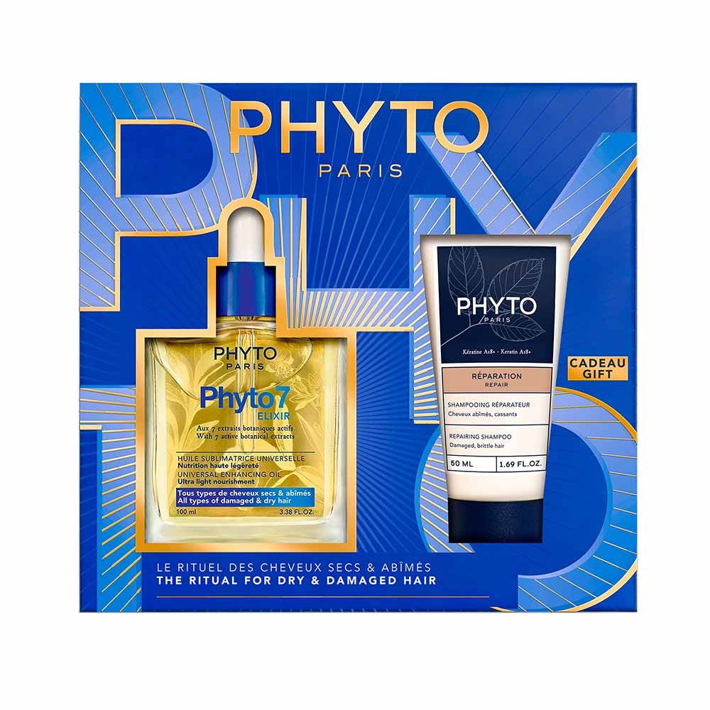 Phyto Paris Phyto7 Coffret Phyto 7 Elixir Shampooing Réparation