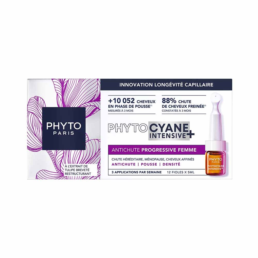 Phyto Paris Phytocyne Phytocyane Intensive+ Antichute Progressive Femme 12 fioles