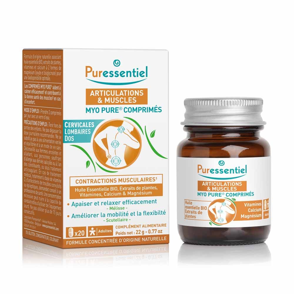 Puressentiel Articulations Et Muscles Myo Pure Contractions Musculaires 20 Comprimés