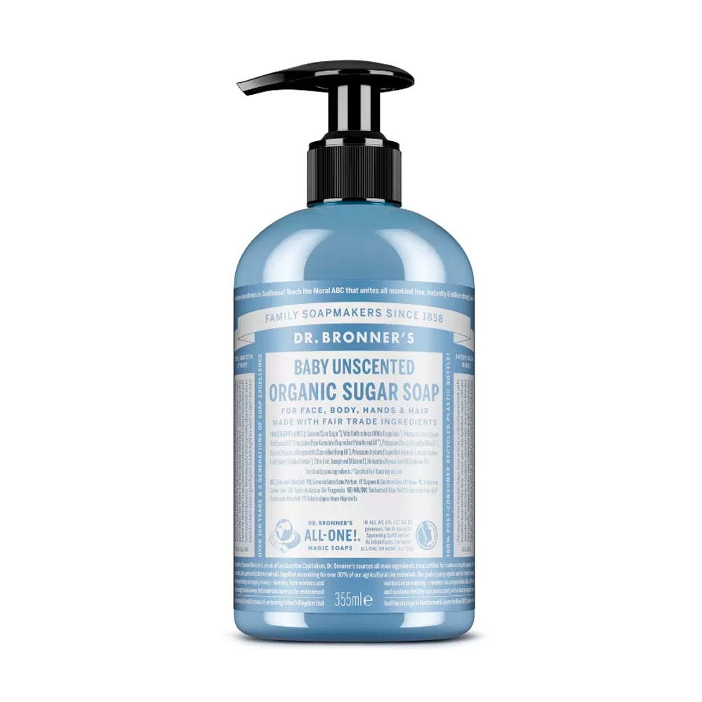 Dr Bronner'S Savon au sucre Bio 355ml