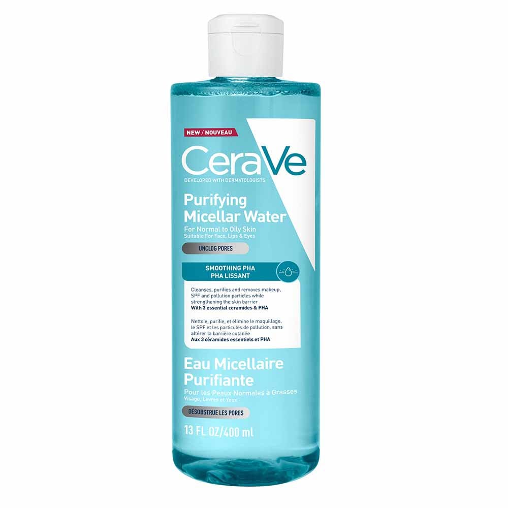 Cerave Eau Micellaire Purifiante au PHA Peaux normales à grasses 400ml