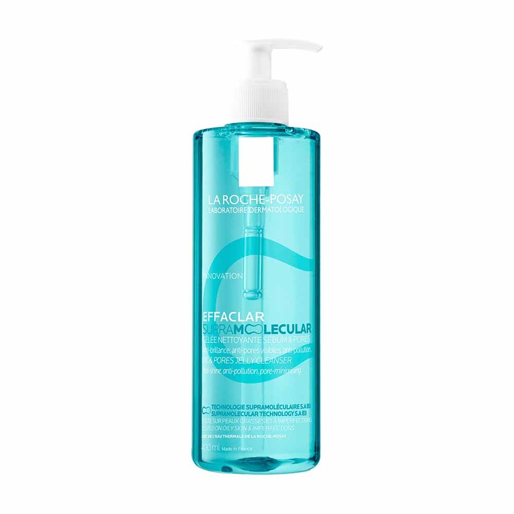 La Roche-Posay Effaclar Gelée Nettoyante Anti-brillance Peaux mixtes, grasses à tendance acnéique 400ml