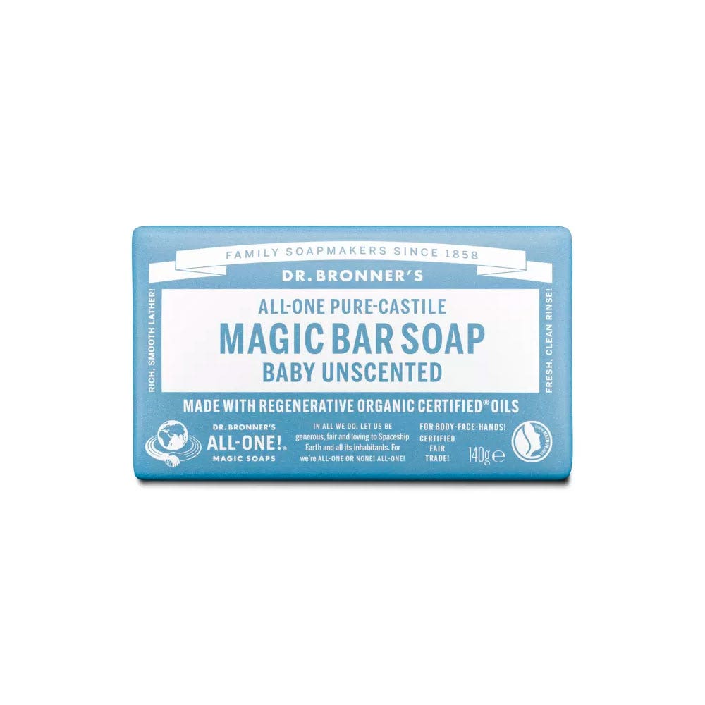 Dr Bronner'S Magic bar Pain De Savon 140g