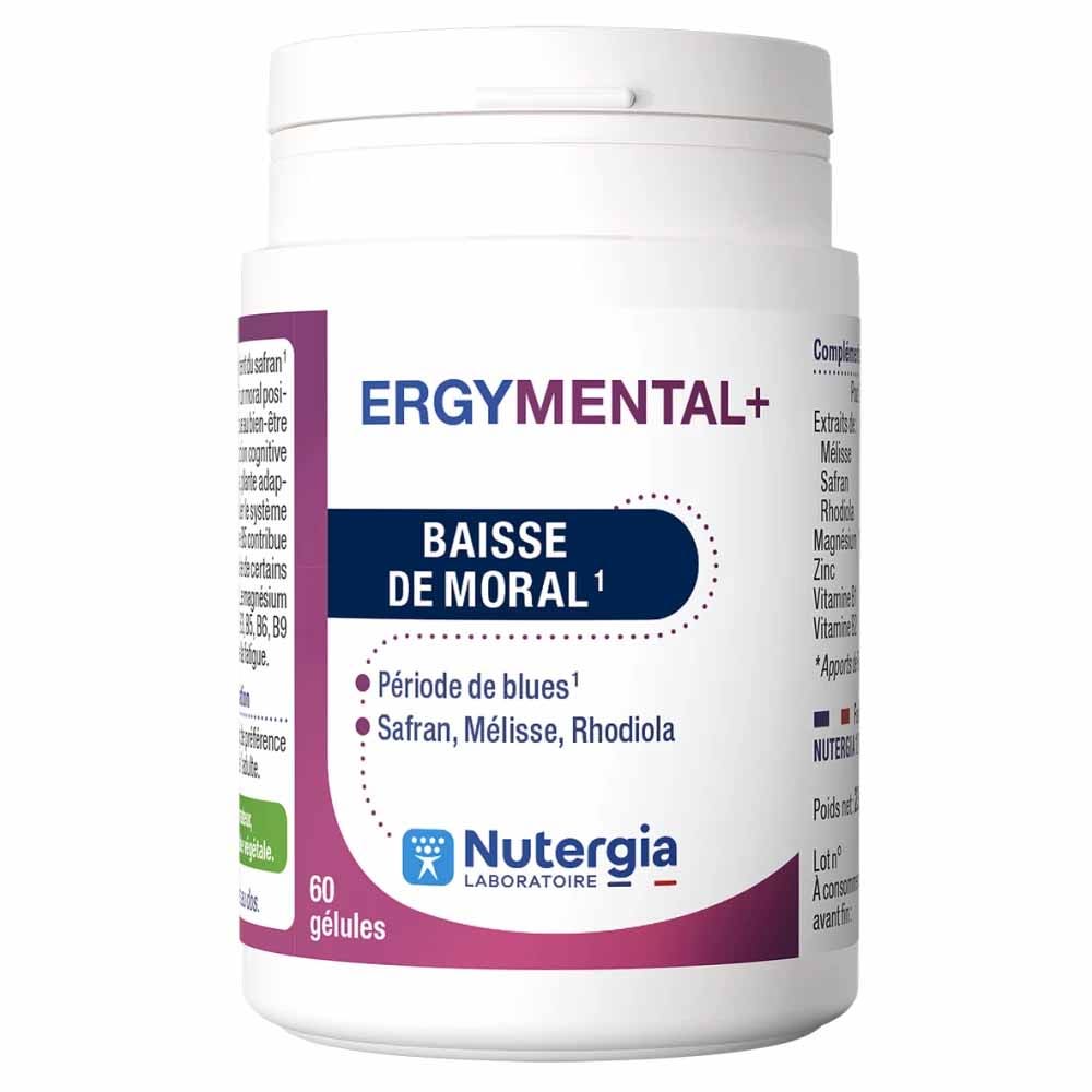 Nutergia ERGYMENTAL+ Baisse de moral 60 gélules