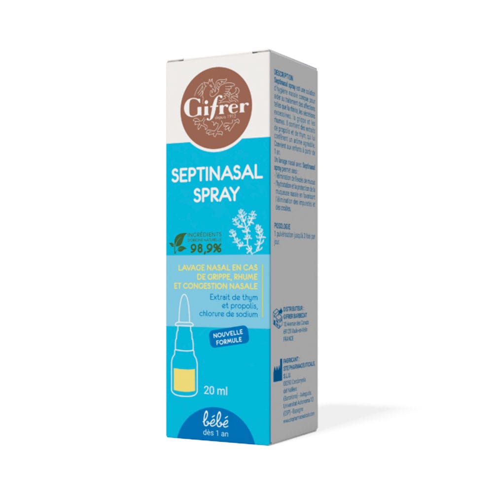 Gifrer Septinasal Spray Bébé 20ml