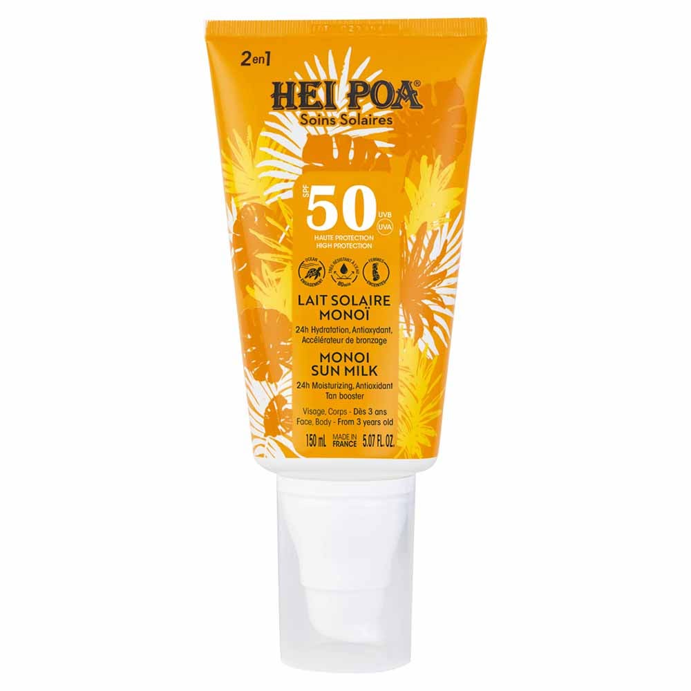 Hei Poa Soins Solaires Lait Fondant Solaire SPF50 150ml