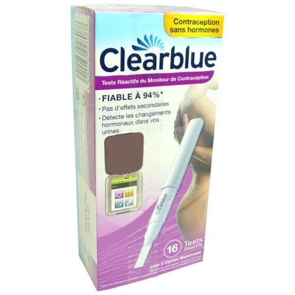 Clearblue Test Reactifs Du Moniteur 16 Sticks Clearblue