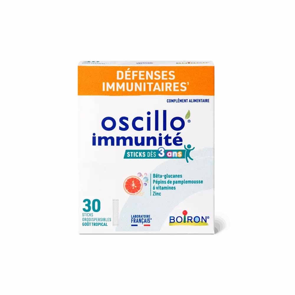 Boiron Oscillo’ Immunité enfants 30 sticks orodispersibles