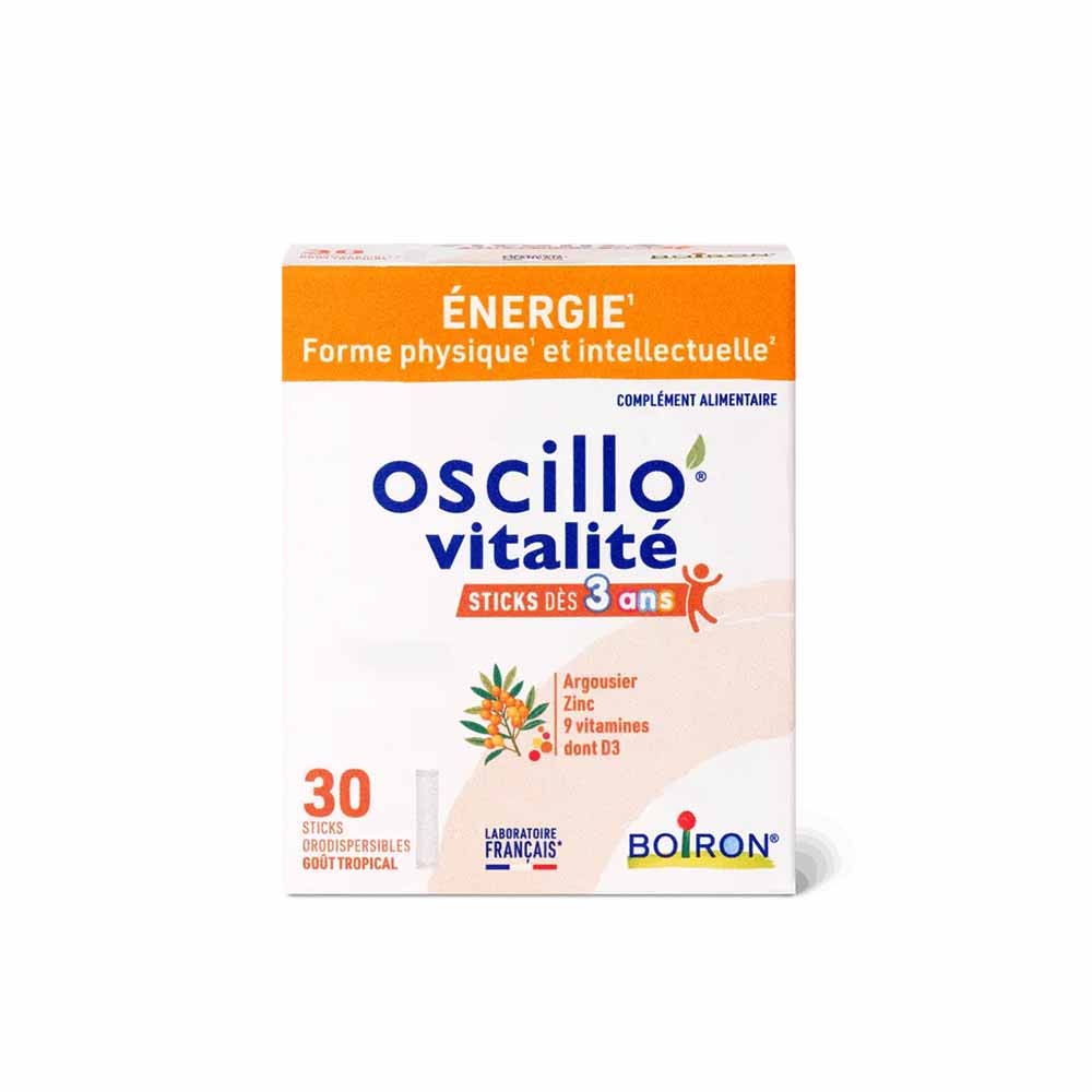 Boiron Oscillo’ Vitalité enfants 30 sticks orodispersibles