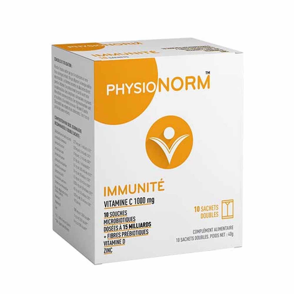 Laboratoire Immubio Physionorm Immunité Adulte 10 doubles sachets