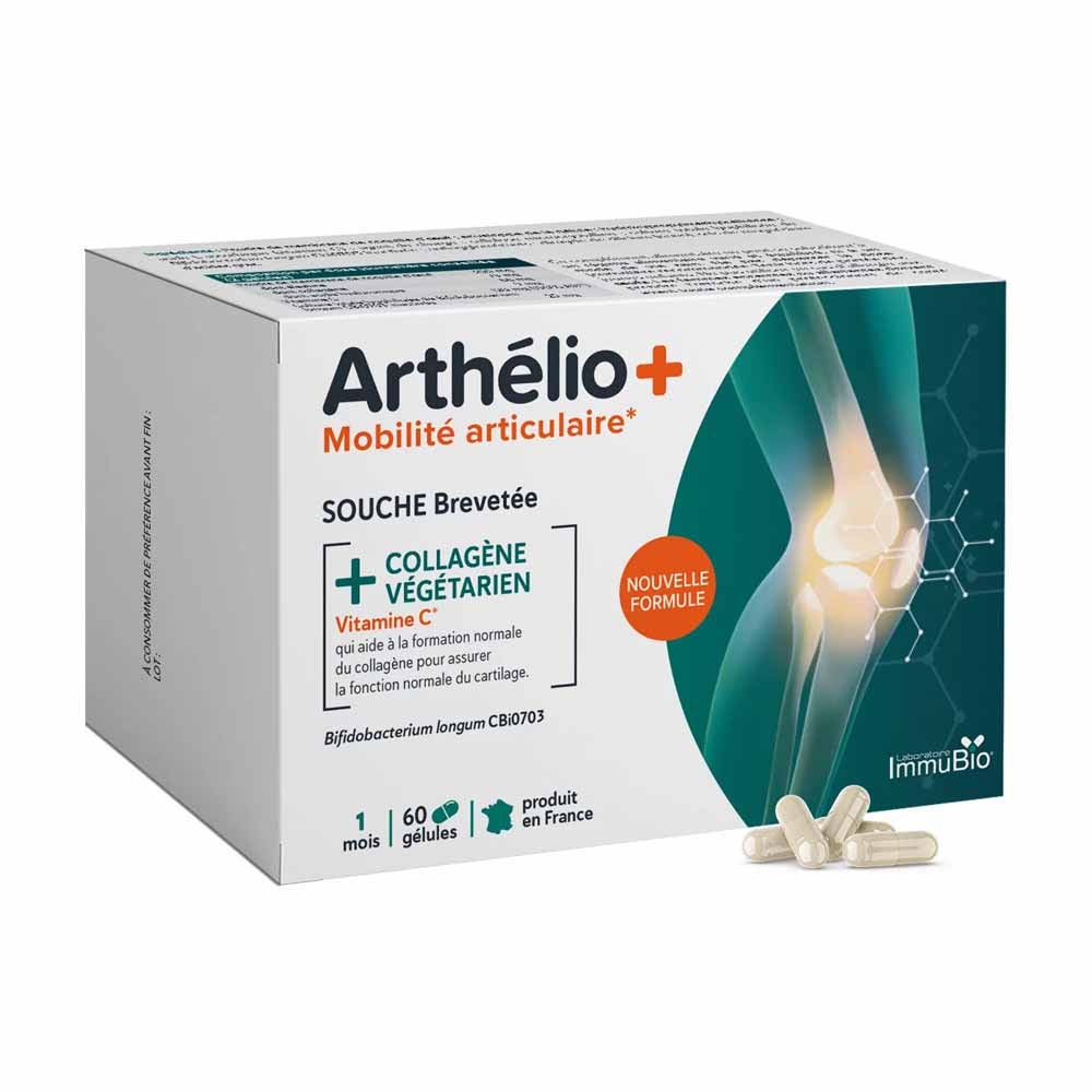 Laboratoire Immubio Arthelio+ Collagene 60 gélules