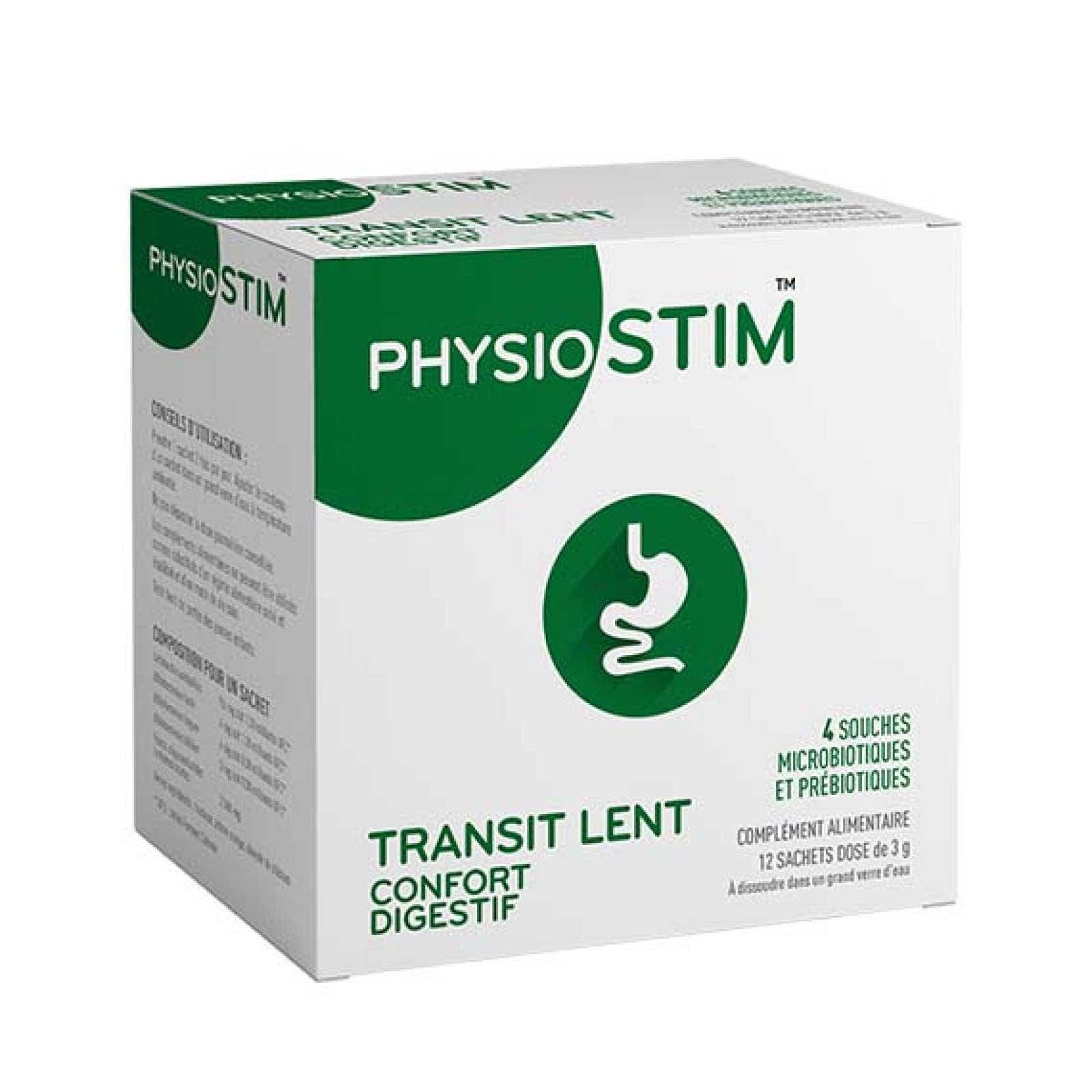 Laboratoire Immubio Physiostim Transit Lent 12 sachets