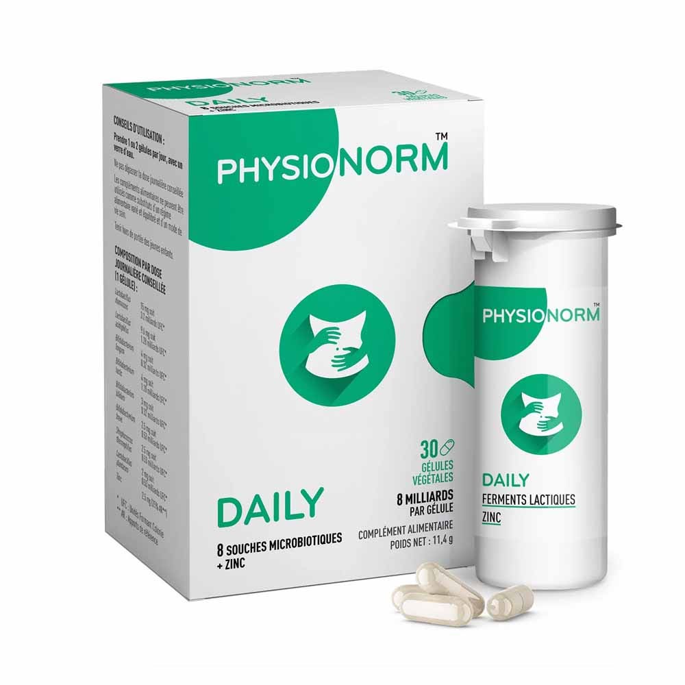 Laboratoire Immubio Physionorm Daily 30 gélules