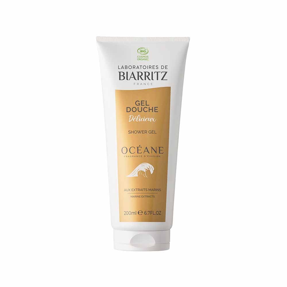 Laboratoires De Biarritz Océane Gel douche Délicieux Bio aux Extraits Marins 200ml