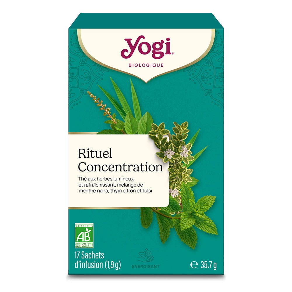 Yogi Tea Menthe Concentration 17 sachets