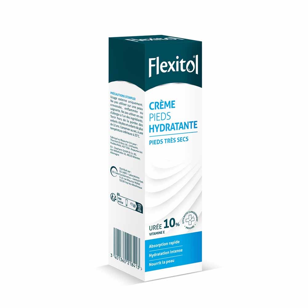 Flexitol Crème Hydratante pieds très secs 10% d'urée 85g