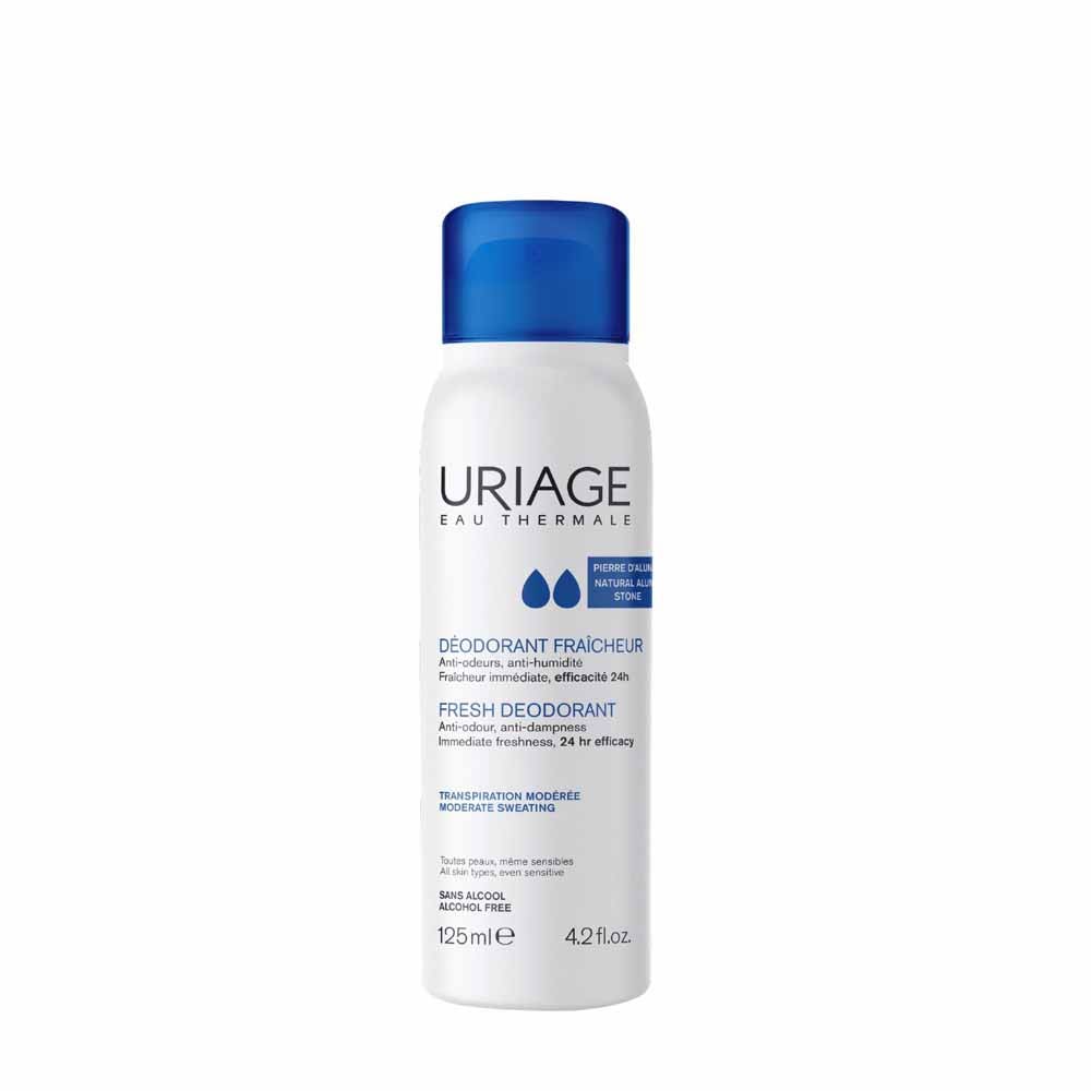 Uriage Déodorant Fraicheur Anti-Odeur Anti-Humidité Peaux Sensibles 125ml