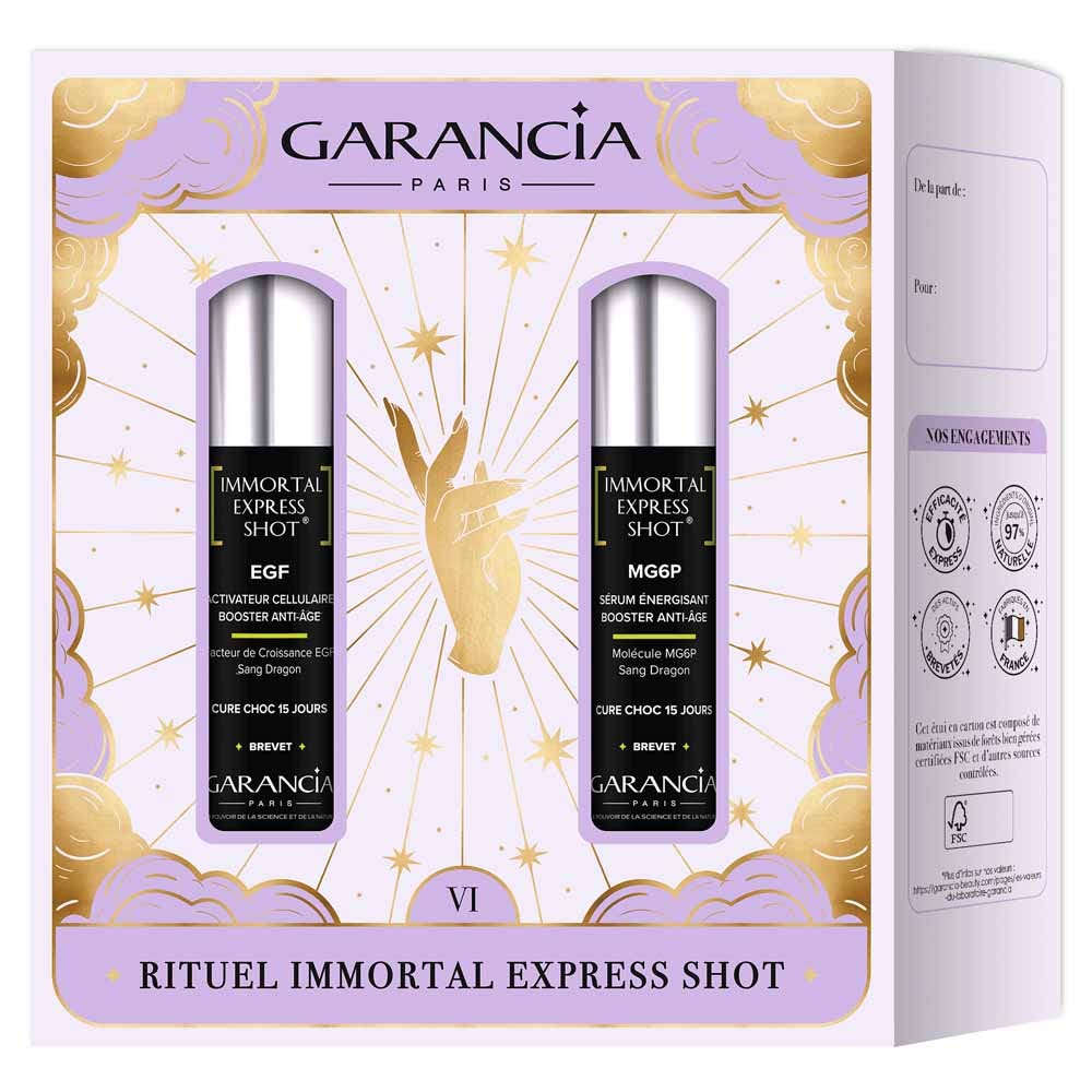 Garancia Coffret Rituel Anti-Age Immortal Express Shot