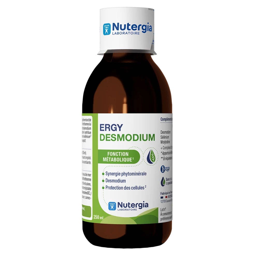 Nutergia Ergydesmodium Fonction Métabolique 250ml