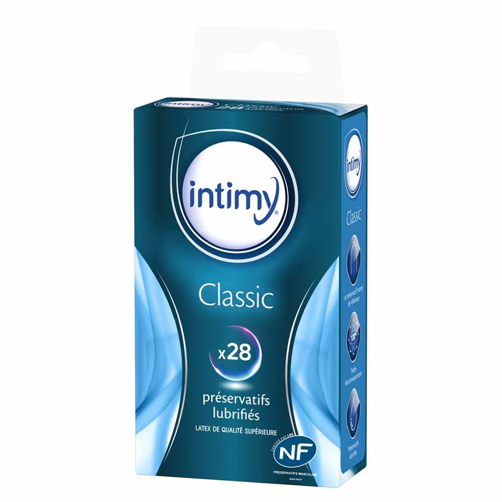 Intimy Classic Préservatifs Lubrifiés x28