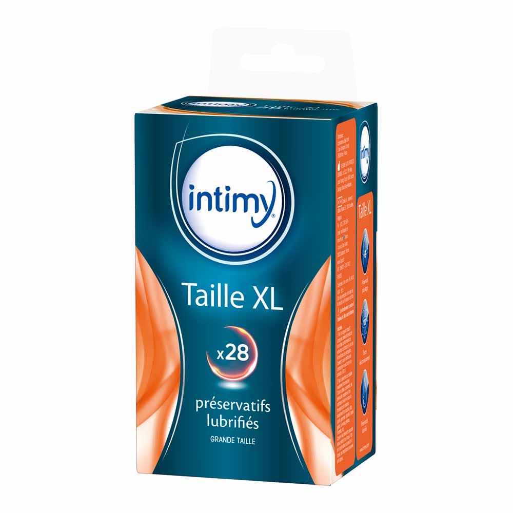 Intimy Preservatif Lubrifiés Taille Xl x28