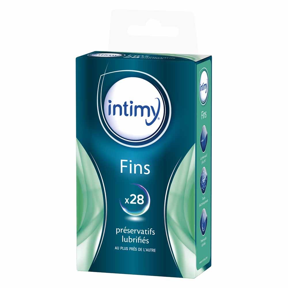 Intimy Préservatif Lubrifiés Fins x28