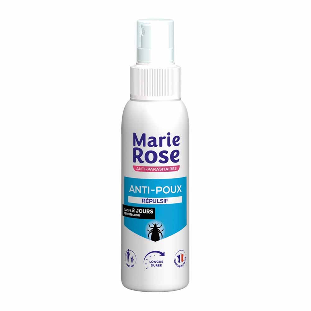 Marie Rose Spray Répulsif Anti-Poux Longue Durée 100ml