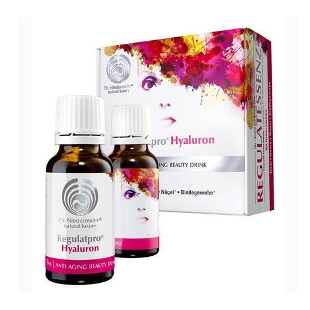 Regulatpro Hyaluron à l'Acide Hyaluronique Végétalien Peaux Cheveux et Ongles 20 Flacons de 20ml