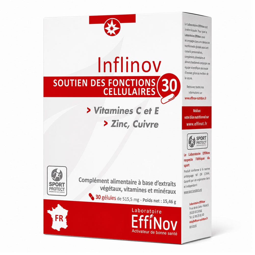 Effinov Nutrition Inflinov Soutien des fonctions cellulaires 30 gélules