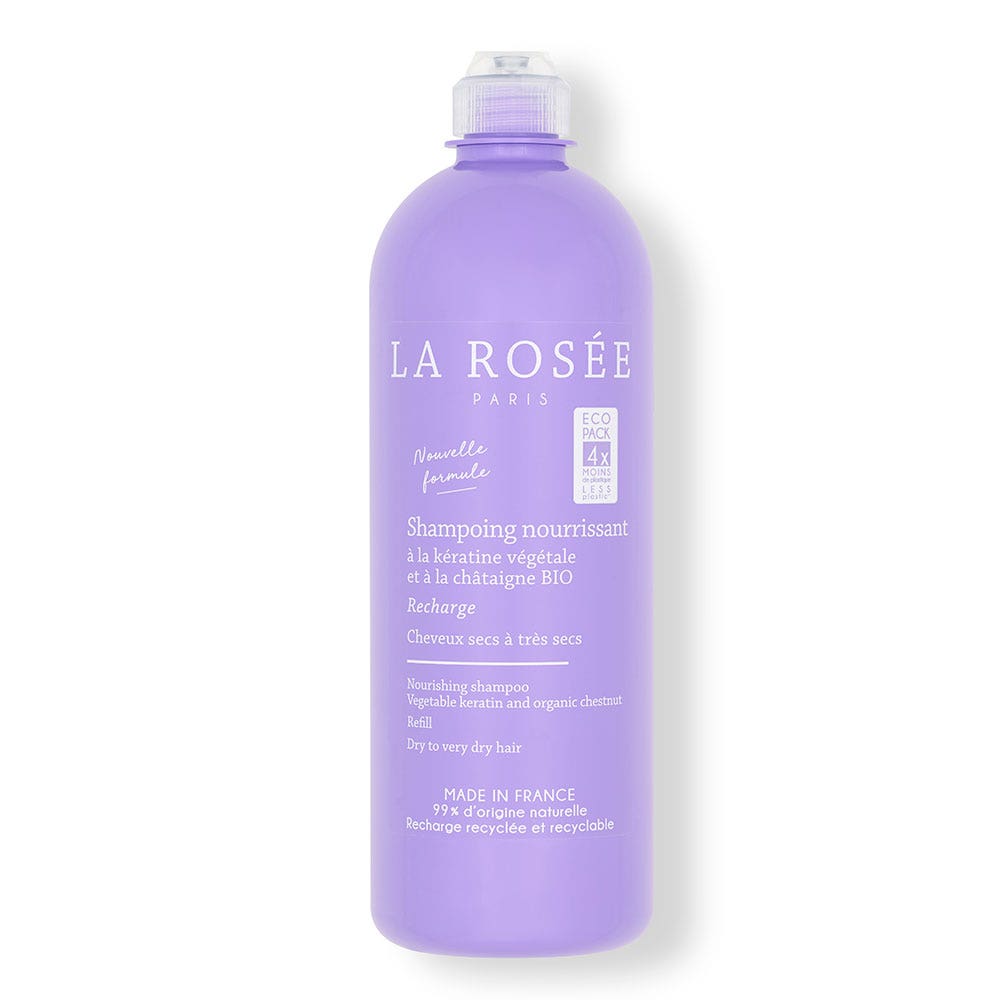 LA ROSÉE Recharge Shampoing Nourrissant Cheveux secs à très secs 400ml