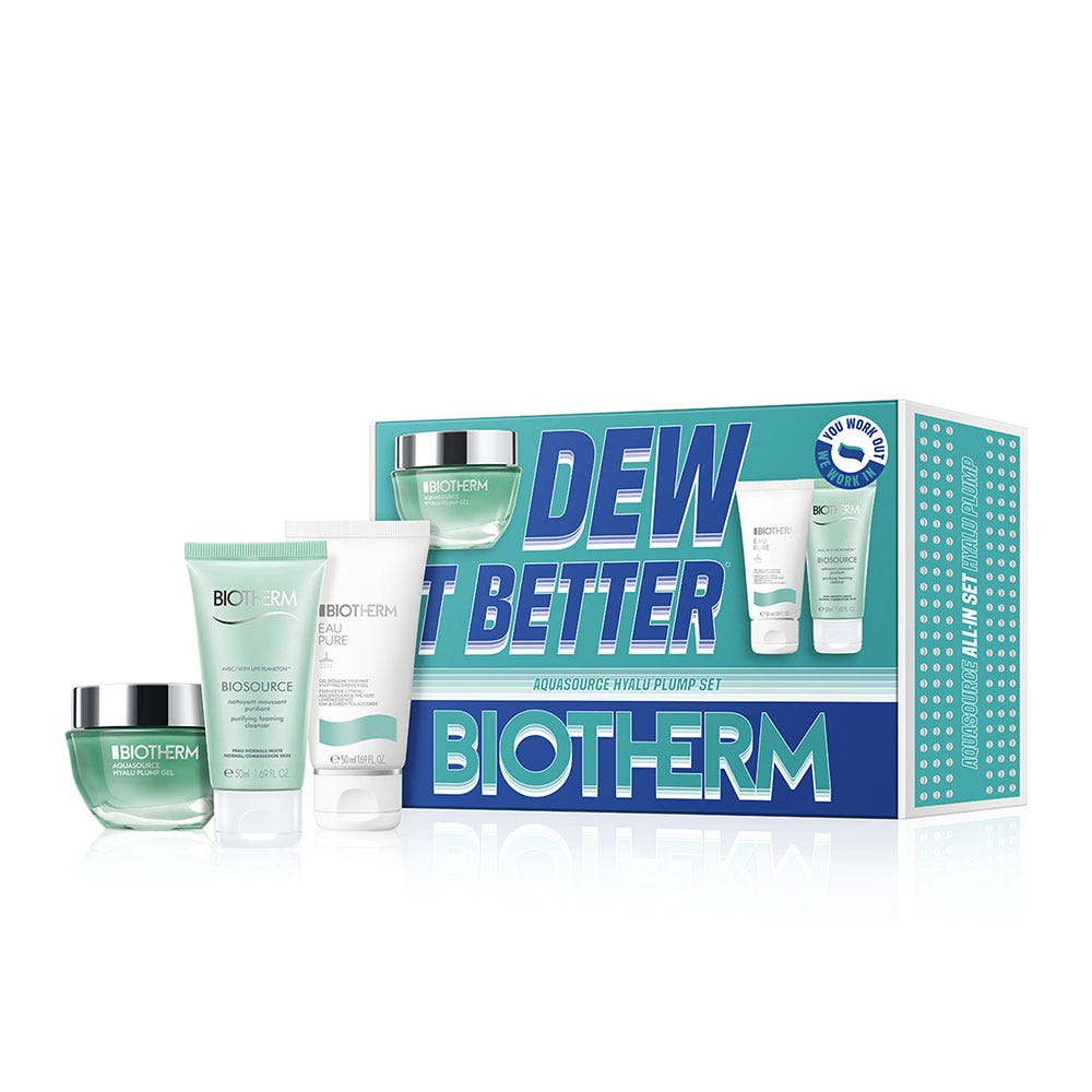 Biotherm Aquasource Hyalu Plump Gel Coffret Hydratation Peaux Normales A Mixtes