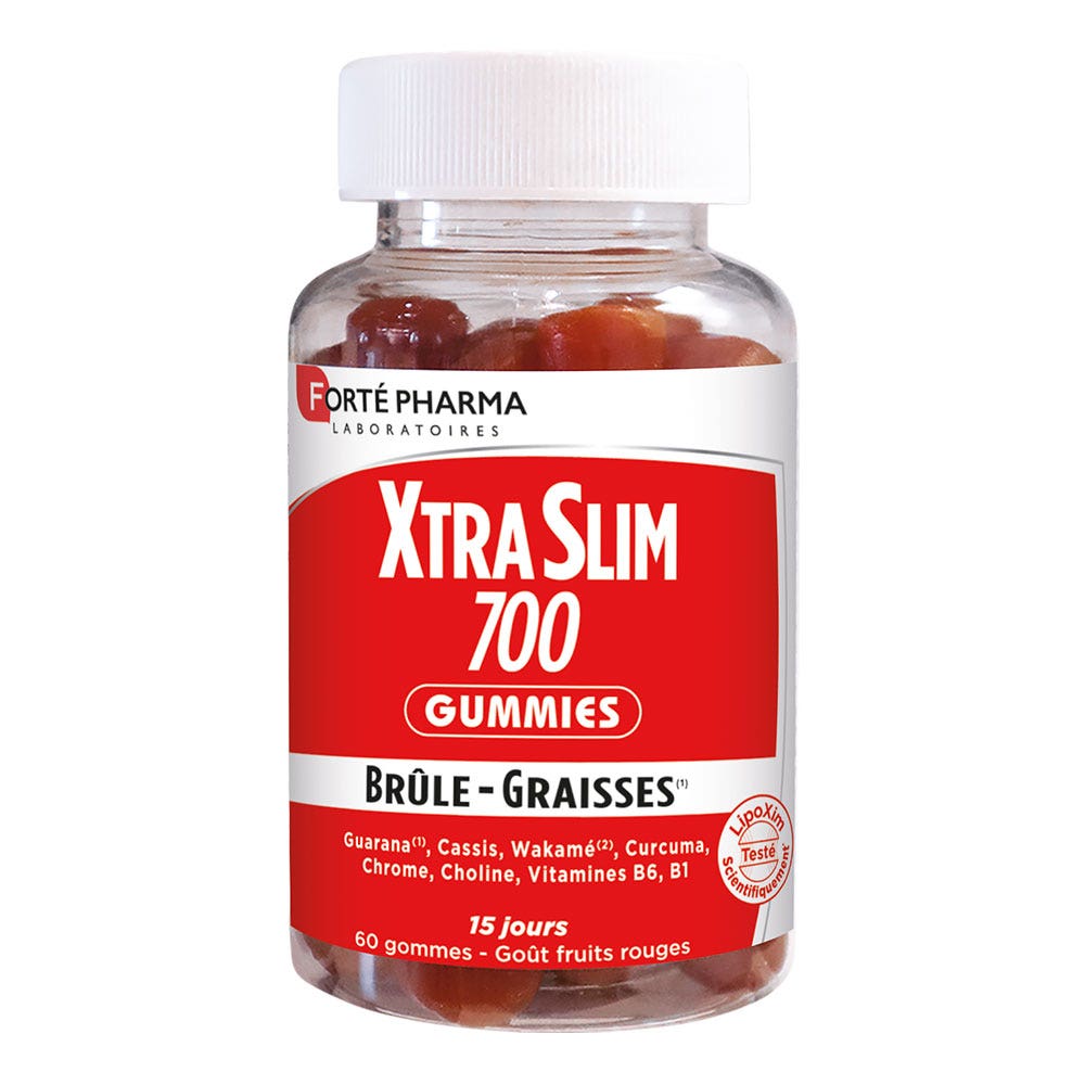 Forté Pharma XtraSlim Gummies Brûle-graisses 700 60 gommes à mâcher