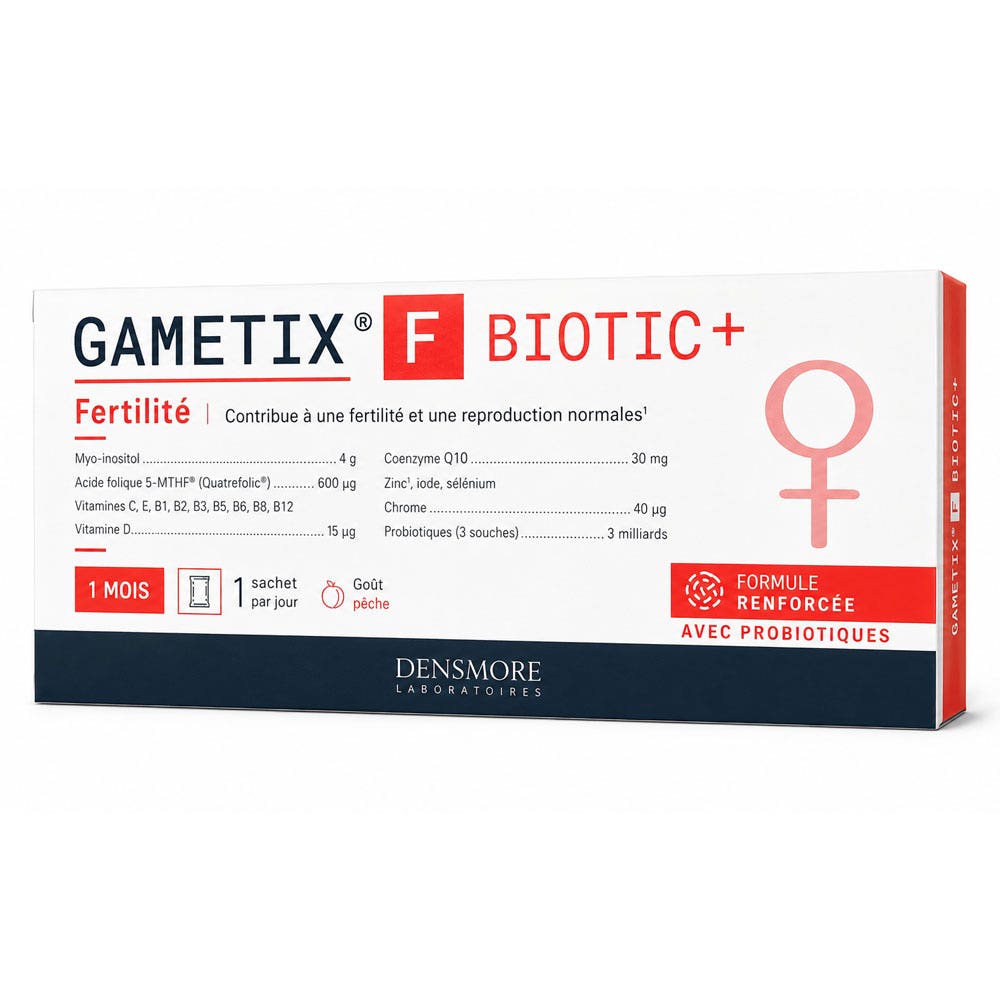 Densmore Gynecologie Gametix F Biotic+ Fertilité Formule Renforcée 30 sachets