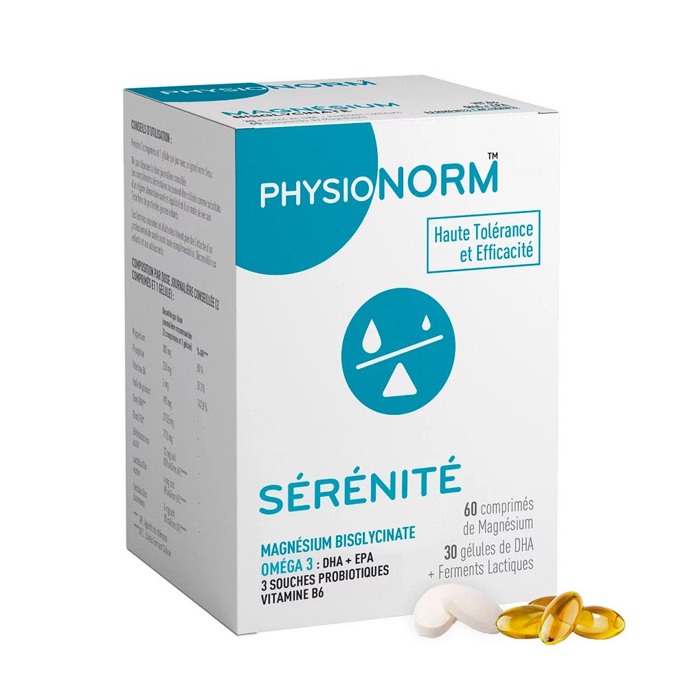 Laboratoire Immubio Physionorm Sérénité 60 comprimés + 30 gélules