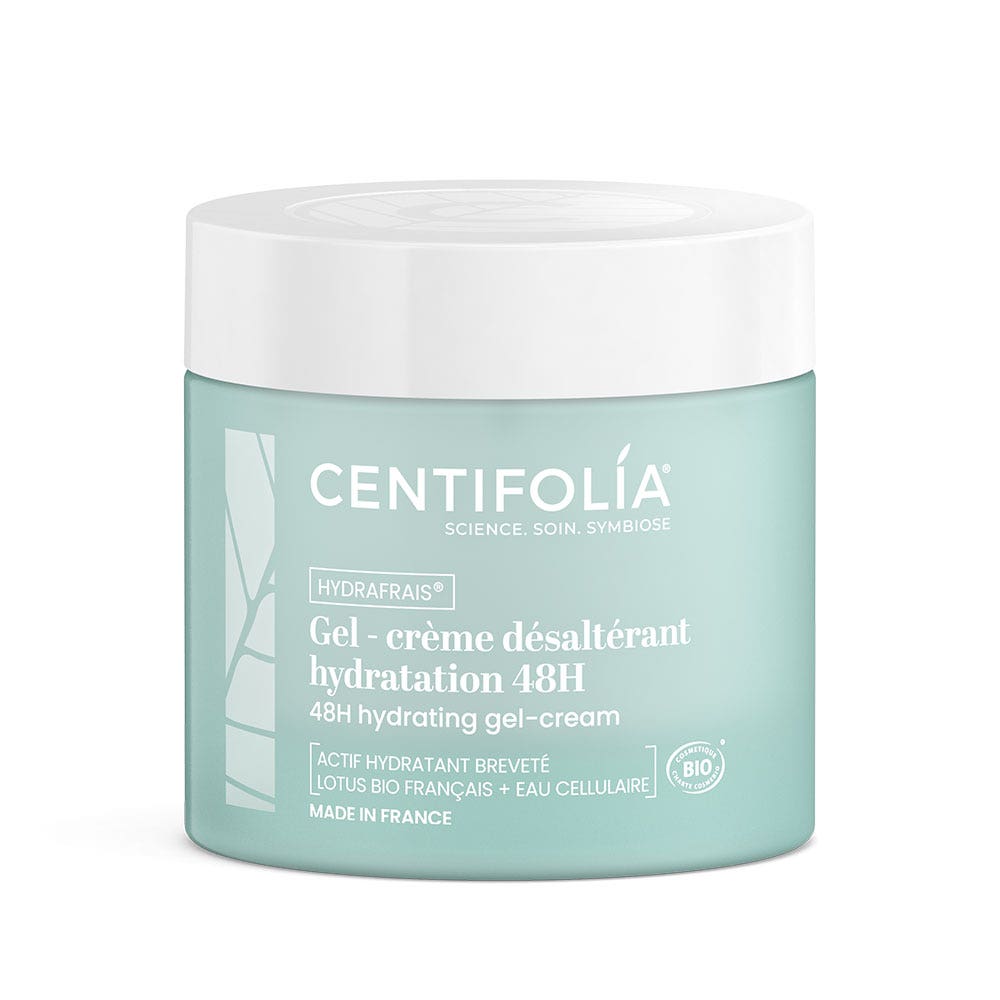 Centifolia Gel Crème Désalterant Hydratation 48h tous types de peaux, déshydratées 50ml