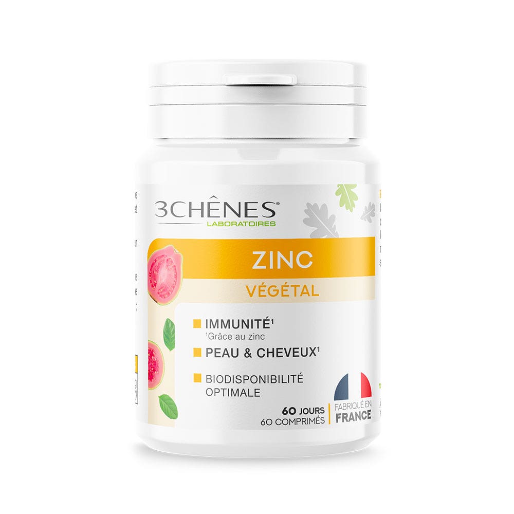 3 Chênes Zinc Végétal 60 comprimés