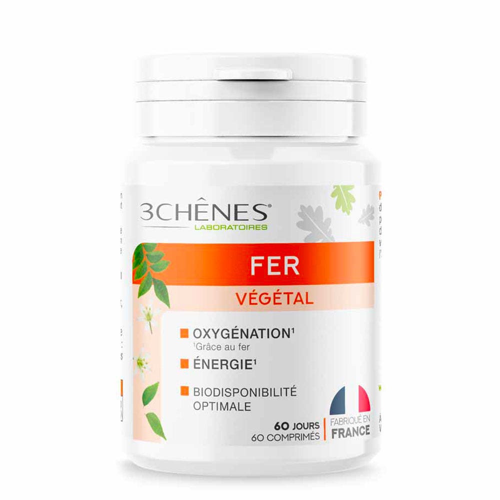 3 Chênes Fer végétal 60 comprimés