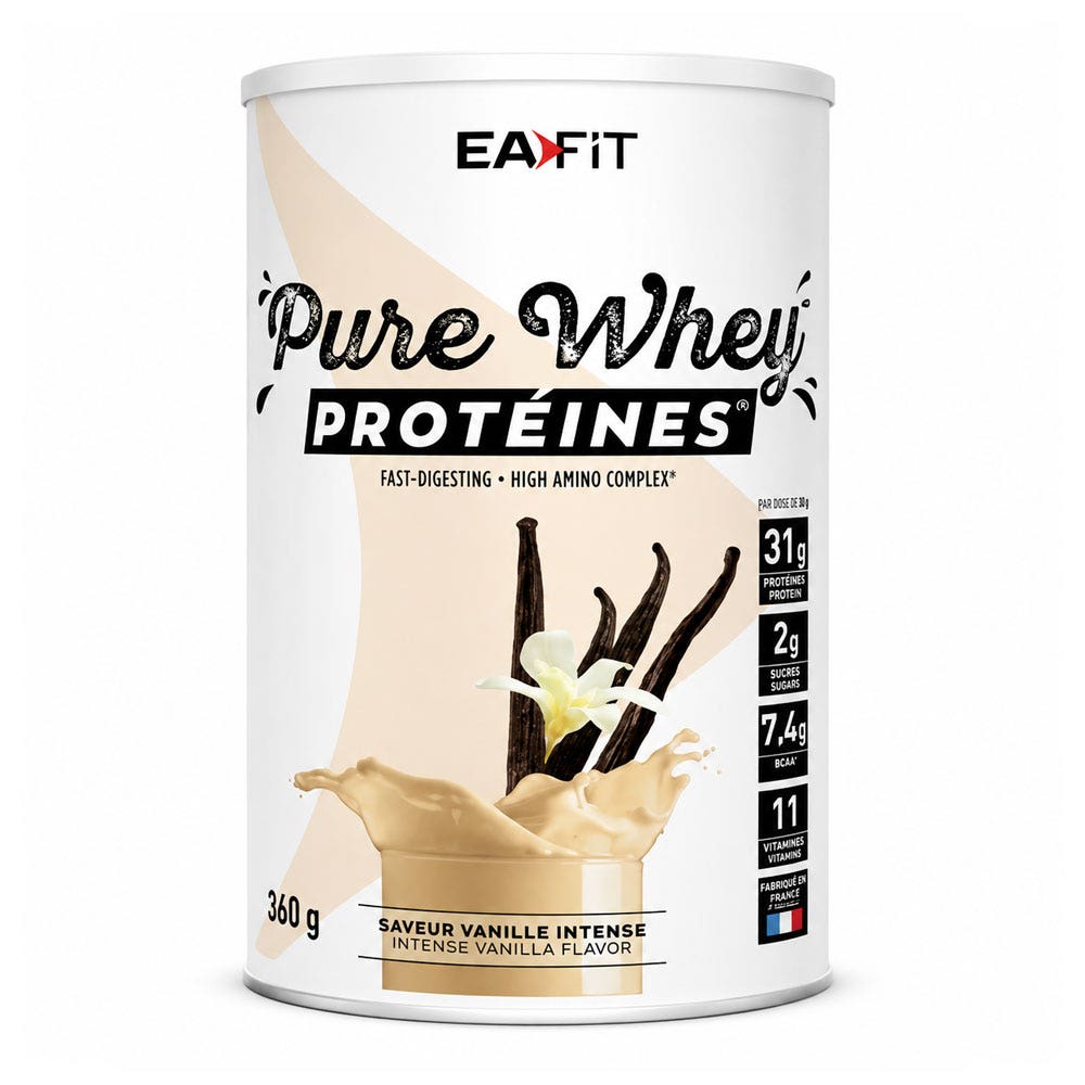 Eafit Pure Whey Protéines Saveur Vanille 360g